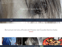 Tablet Screenshot of mastercavalloiberico.com